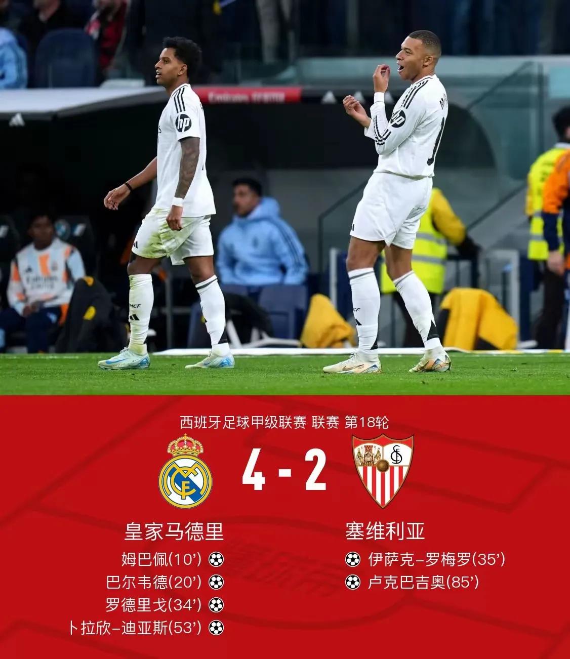 包含塞维利亚加时末段外线爆发，志在西甲名次提升，底气十足，赛季目标并未改变的词条